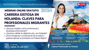 Lee más sobre el artículo “PROFESIONALES EN PAÍSES BAJOS” – WEBINAR 2024/2025 – CÓMO VALIDAR DIPLOMAS (Todas las carreras univ.)